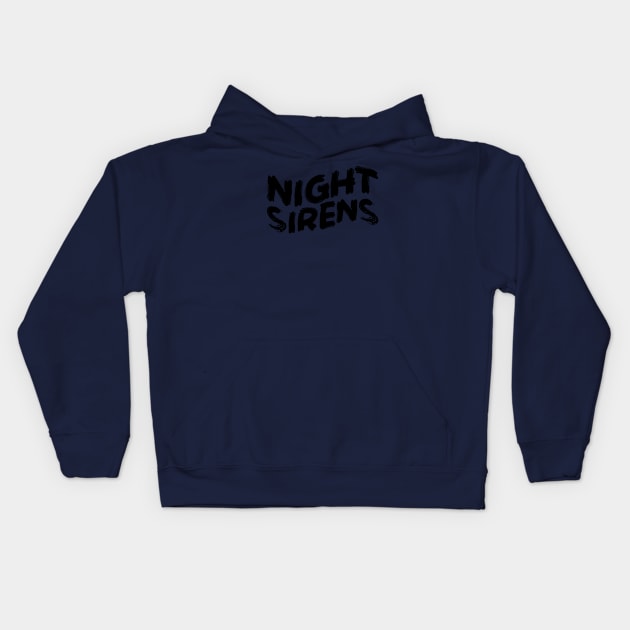 night siren Kids Hoodie by Jiestore